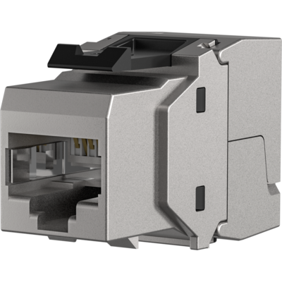 RJ45 Keystone STP, Cat.6A, 500MHz -- Komponenten zertifiziert, E-20070 (Produktbild 1)