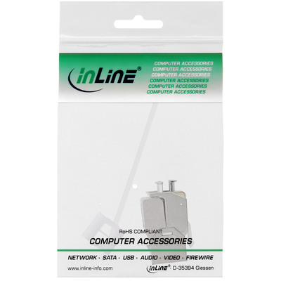 InLine® Keystone RJ45 Buchse, SNAP-In, Cat.6a, mit Staubschutz rot  (Produktbild 5)