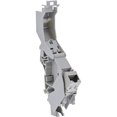 InLine® Cat.6A Keystone SNAP-In Modul für Hutschiene (Produktbild 2)