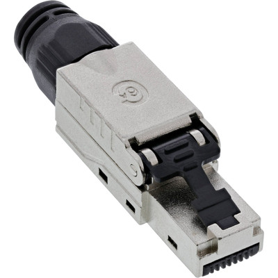 InLine® RJ45 Stecker Cat.6A 500MHz, feldkonfektionierbar, geschirmt, Schraubv. (Produktbild 2)