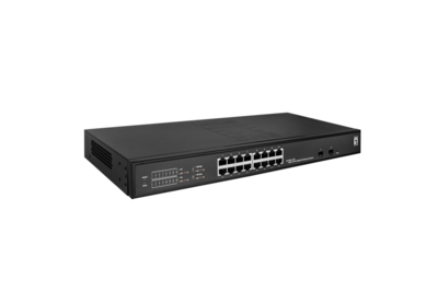 Hilbert 18-Port Gigabit PoE Smart Lite Switch -- 802.3at/af PoE 8PoE Output 112.8W PoE Power Budget, GES-2118P (Produktbild 1)