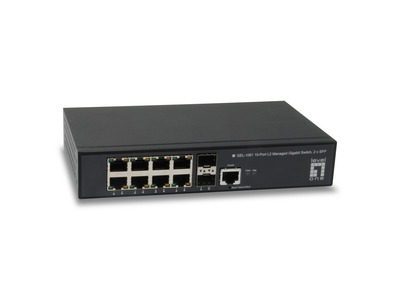 10-Port L2 Managed Gigabit Switch, 2x GE -- SFP, GEL-1061V2 (Produktbild 1)