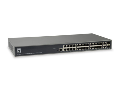 26-Port L3 Lite Managed Gigabit Switch -- 2x SFP/RJ45 Combo, GEL-2681 (Produktbild 1)