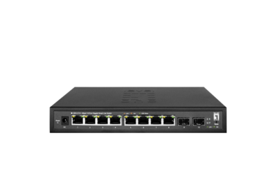 Hilbert 10-Port Gigabit Smart Lite Switch -- 8 x Gigabit RJ45 2 x Gigabit SFP, GES-2110 (Produktbild 1)