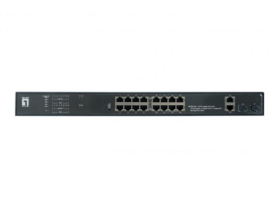 20-Port-Gigabit-PoE-Switch 16 PoE-Ausgänge -- 2 x Gigabit RJ45 2 x Gigabit SFP, GEP-2021 (Produktbild 1)