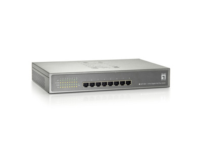 8-Port Gigabit Ethernet PoE+ Switch -- (123.2W), GEP-0821 (Produktbild 1)