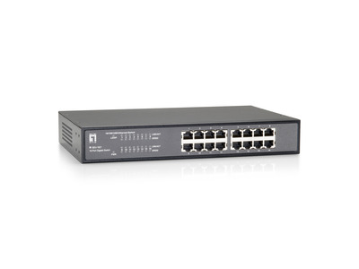 16-Port Gigabit Ethernet Switch -- 10/100/1000Mbps, GEU-1621 (Produktbild 1)