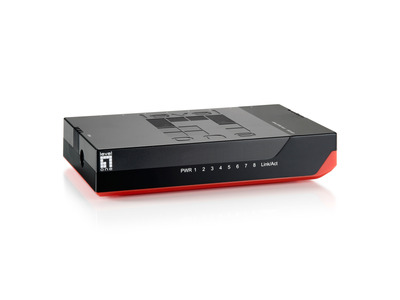 8-Port Gigabit Ethernet Desktop Switch -- Black Edition, GSW-0807 (Produktbild 1)