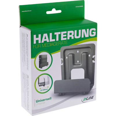 InLine® Universalhalterung für Mediageräte / Streaming-Boxen, 41-69mm (Produktbild 6)