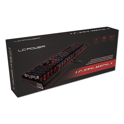 LC-Power LC-KEY-MECH-1 Mechanische Gaming Tastatur, USB, schwarz  (Produktbild 5)