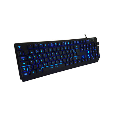 LC-Power LC-KEY-4B-LED Beleuchtete LED-Tastatur DE, USB, schwarz (Produktbild 3)