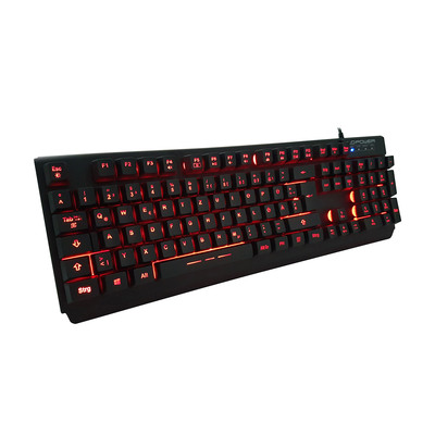 LC-Power LC-KEY-4B-LED Beleuchtete LED-Tastatur DE, USB, schwarz  (Produktbild 5)