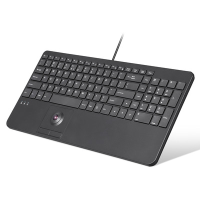 Perixx PERIBOARD-538 H DE, Kabelgebundene USB-Tastatur mit Trackball (Produktbild 2)