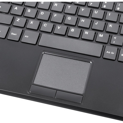 Perixx PERIBOARD-534 H DE, Kabelgebundene USB Tastatur - mit Touchpad und 2x Hub  (Produktbild 5)