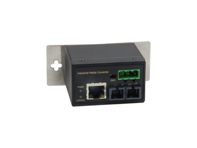 Hutschienen Multi-Mode Industrie Media Konverter -- 10/100, RJ45 auf SC, IEC-4001 (Produktbild 1)