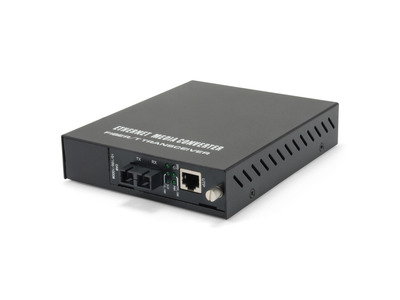 RJ45 to SC Managed Gigabit Media -- Konverter, MM Fiber, GVM-1101 (Produktbild 1)