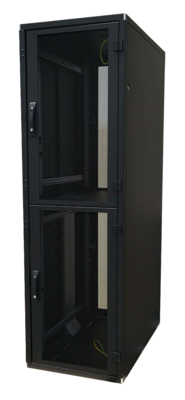 Co-Location Rack PRO, 4 x 10HE, 800x1000 -- mm, F+R 1-tlg. perforiert, RAL7035, PRO-CL4-4280GR.P1 (Produktbild 1)