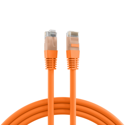 RJ45 Patchkabel Cat.5e U/UTP PVC -- CCA orange 10m, K8099.10 (Produktbild 1)