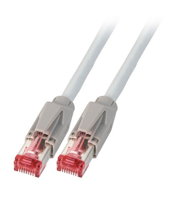 RJ45 Patchkabel Cat.6A S/FTP FR HF -- Kerpen F6-90 TM21 grau 2m, K8210GR.2 (Produktbild 1)