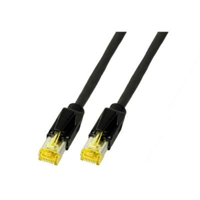 RJ45 Patchkabel Cat.6A S/FTP LSZH -- Dätwyler 7702 TM31 schwarz 1,5m, K8580SW.1,5 (Produktbild 1)