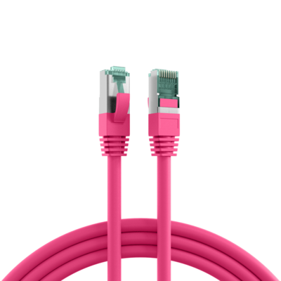 RJ45 Patchkabel Cat.6A S/FTP LSZH -- magenta 20m, MK6001.20MA (Produktbild 1)