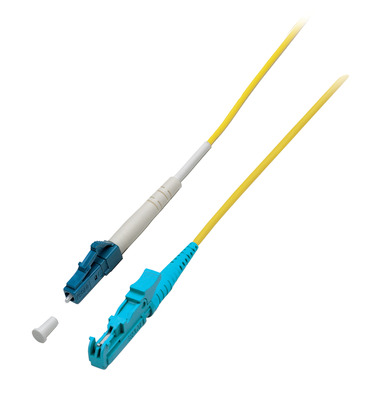 Simplex LWL Patchkabel E2000©-LC OS2 10m -- 3,0mm Gelb 9/125µmm, O0863.10 (Produktbild 1)