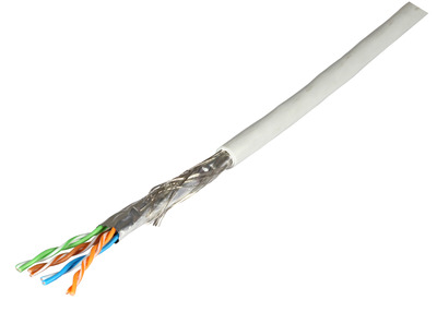 Patchkabel Cat5e SF/UTP 300MHz -- 4x2xAWG26, FRNC-B blau 100M, 99254.100 (Produktbild 1)