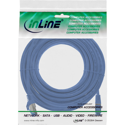 InLine® Patchkabel, Cat.6A, S/FTP, TPE (LSZH), CCA, blau, 7,5m (Produktbild 3)