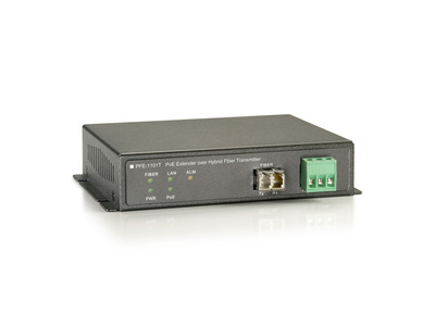 PoE Extender over Hybrid Fiber -- Transmitter, 120W, PFE-1101T (Produktbild 1)