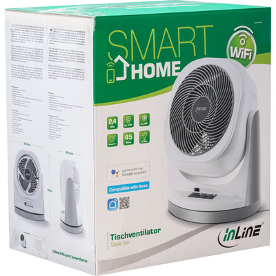 InLine® SmartHome Ventilator rotierend, weiß (Produktbild 6)