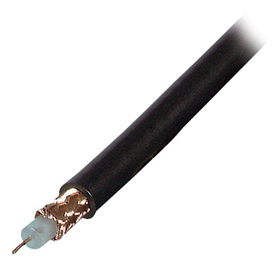 Koax Kabel RG59 B/U 75 Ohm, schwarz, MIL C 17 -- 500m, 91059.500 (Produktbild 1)