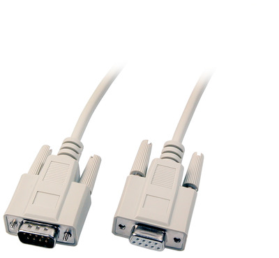 Datenkabel seriell 1:1, 2x DSub 9 -- St.-Bu., 10,0m, beige, EK131.10 (Produktbild 1)