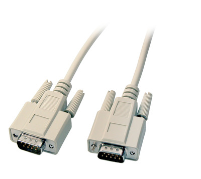 Datenkabel seriell 1:1, 2x DSub 9 -- St.-St., 10,0m, beige, EK129.10 (Produktbild 1)