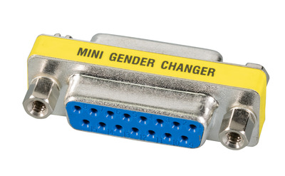 Mini Gender Changer, DSub 15, Bu.-Bu. --, EB413 (Produktbild 1)