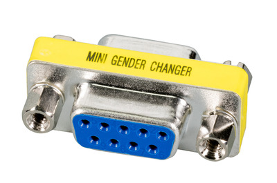 Mini Gender Changer, DSub 9, Bu.-Bu. --, EB411 (Produktbild 1)