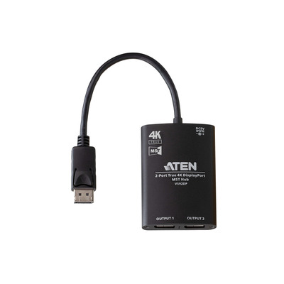 ATEN VS92DP Video-Splitter True 4K DisplayPort 2-fach MST Hub (Produktbild 2)