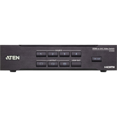 ATEN UC3430 CAMLIVE™ PRO 4K 4-Input HDMI zu USB Video Switcher (Produktbild 2)