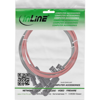 InLine® Solarkabel Verlängerungs-Set inkl. Solarstecker 6mm² schwarz/rot 1m (Produktbild 2)