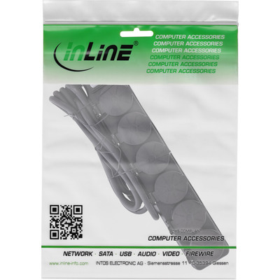 InLine® Outdoor-Steckdosenleiste, 6-fach Schutzkontakt, IP44, mit Schalter, 3m (Produktbild 3)