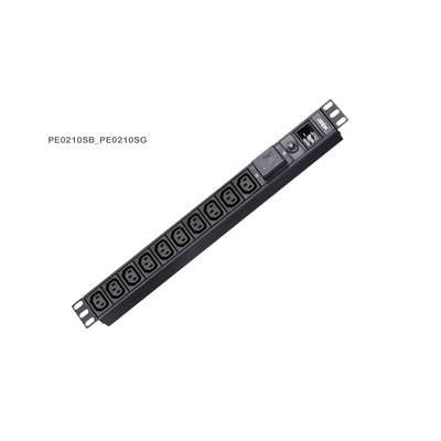 ATEN PE0210SG Basic PDU 19 1HE, 16A, 10x C13 (Produktbild 2)