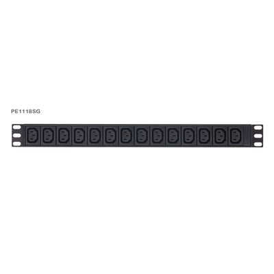 ATEN PE1118SG Basic PDU 19 1HE, 10A, 18x C13, Messfunktion (Produktbild 2)