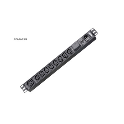 ATEN PE0209SG Basic PDU 19 1HE, 16A, 9x C13, 1x C19 (Produktbild 2)