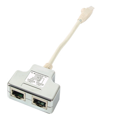 T-Adapter Cat.5e 10/100BaseT / ISDN --, K5123.015 (Produktbild 1)