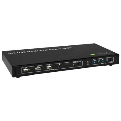 KVM Switch USB, HDMI, 4K, 4 Wege --, IDATA-KVM-HDMI4U (Produktbild 1)