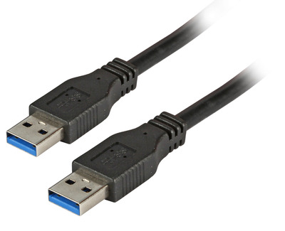 USB3.0 Anschlusskabel A-A, St.-St. -- 5,0m, schwarz, Classic, K5280SW.5 (Produktbild 1)