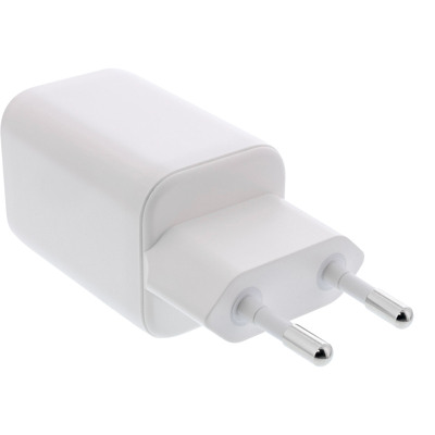 InLine® Power Delivery + Quick Charge USB Netzteil, 33W, USB-A + USB-C, weiß (Produktbild 2)