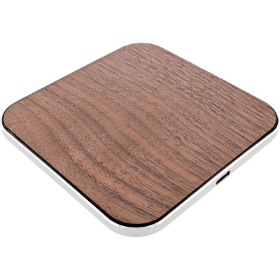 InLine® Qi woodcharge, wireless fast charger, 5/7,5/10W/15W, USB-C, ohne Logo (Produktbild 2)