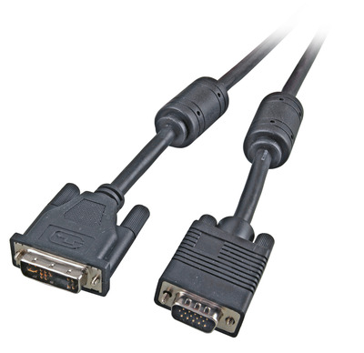 DVI/VGA Monitorkabel,DVI12+5/HDSUB15 -- Stecker, 2m, K5436.2V2 (Produktbild 1)