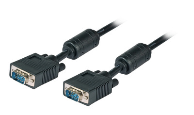 SVGA/HDTV Anschlusskabel, 2x HD-DSub 15 -- St.-St., 5,0m, schwarz, K5326SW.5V2 (Produktbild 1)