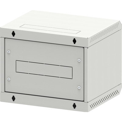 Triton RBA-04-CS3-CAX-C1 10 Wandschrank 4HE, mit Vollblechtür, grau (Produktbild 2)